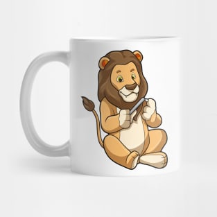 Lion with Nail arrows Mug